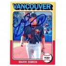 Mark Simon autograph